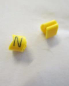 Cable noticeable clip 1-3 yellow/black N   diameter 2.5-5mm